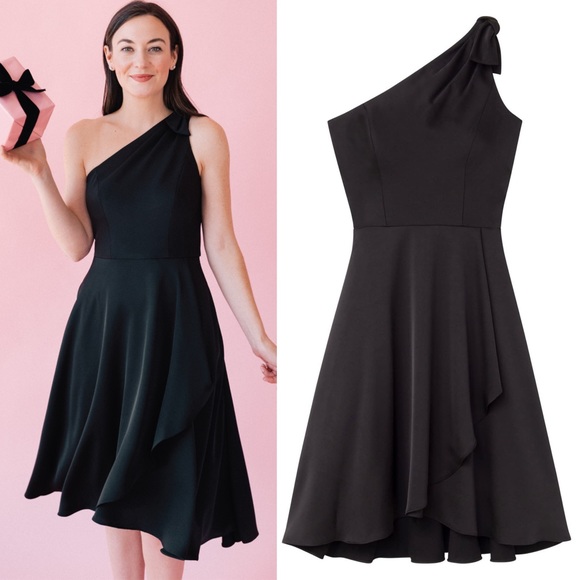 Gal Meets Glam Dresses & Skirts - Gal Meets Glam Octavia Crepe One-Shoulder Dress